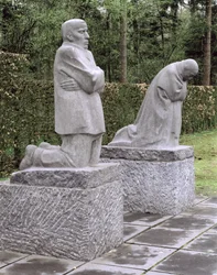 Memorial Depicting the Artist and Her Husband Mourning Their Dead Son, Peter Kollwitz, Dedicated in 1931